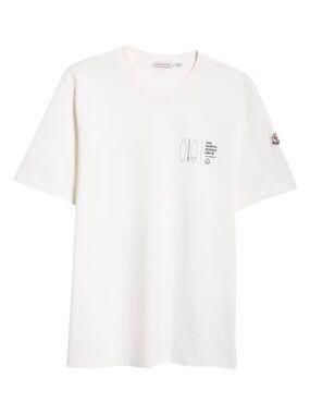 Moncler 340 North Rodeo Drive Los Angeles Exclusive Graphic T-Shirt in Off-White